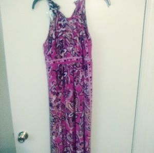 Maxi multi color dress